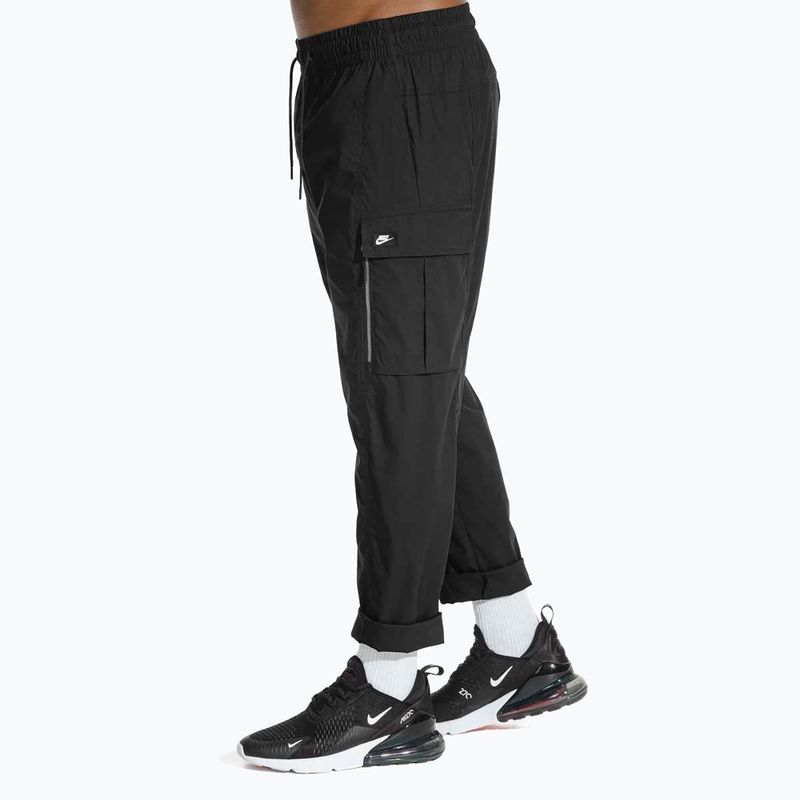 Кросівки чоловічі Nike Air Max 270 black/anthracite/white/solar red 7