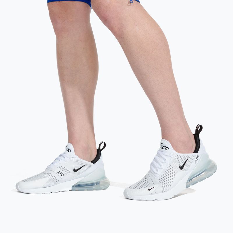 Кросівки чоловічі Nike Air Max 270 white/white/black 8