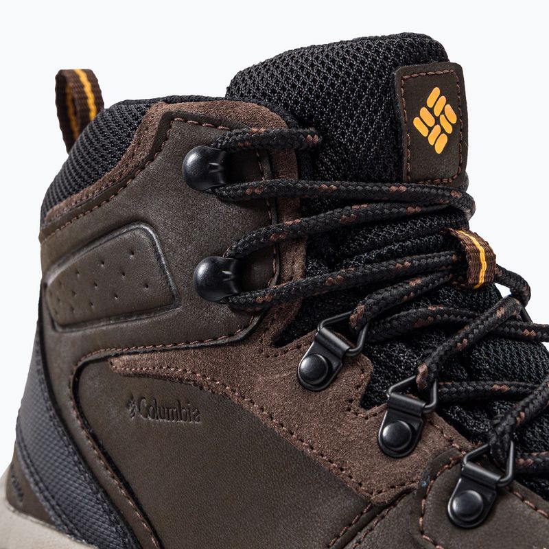 Черевики для трекінгу чоловічі Columbia Newton Ridge Plus II Wp cordovan/squash 8