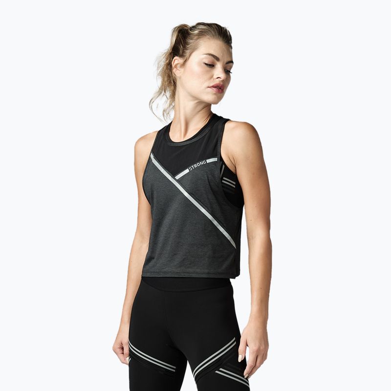 Майка тренувальна жіноча STRONG ID Align Loose Knit Tank чорна Z1T02359