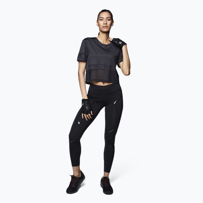 Футболка для тренувань жіноча STRONG ID Varsity Style Knit чорна Z1T02351 2