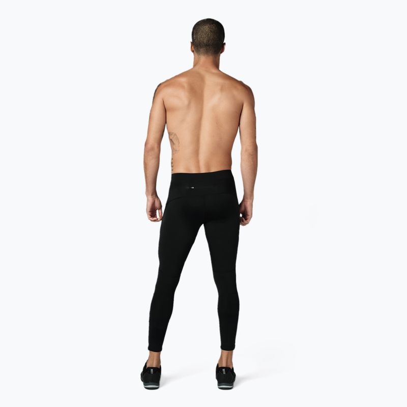 Легінси тренувальні чоловічі STRONG ID Geometric Compression чорні Z2B00259 3