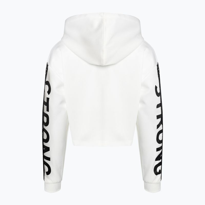 Кофта жіноча STRONG ID Branded Crop біла Z1T02502 7