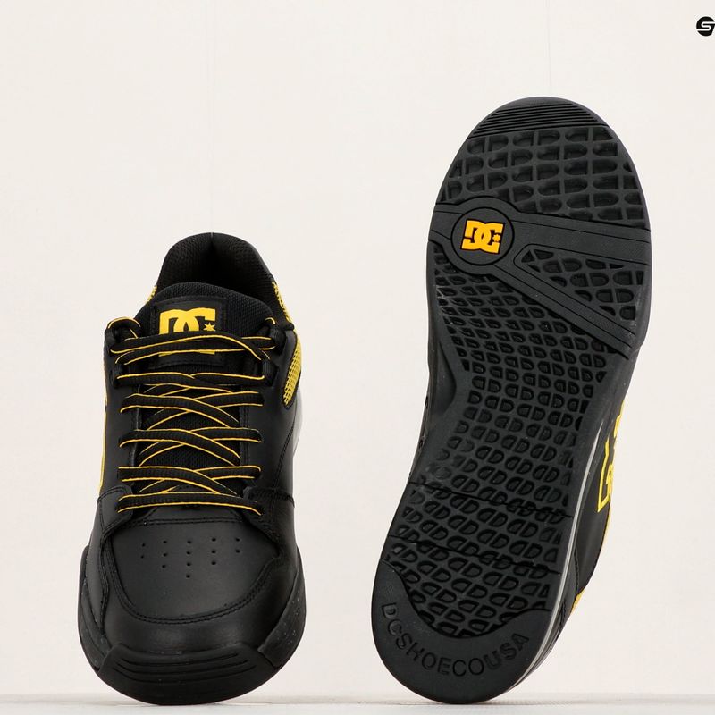Кросівки чоловічі DC Versatile Le black/yellow 16
