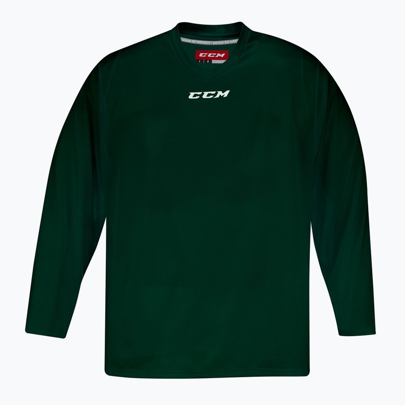 Лонгслів хокейний дитячий CCM 5000 JR dark green