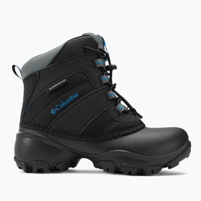 Черевики зимові дитячі Columbia Rope Tow III WP Boy black/dark compass 2