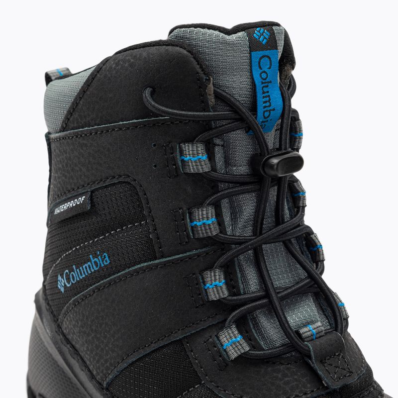 Черевики зимові дитячі Columbia Rope Tow III WP Boy black/dark compass 8