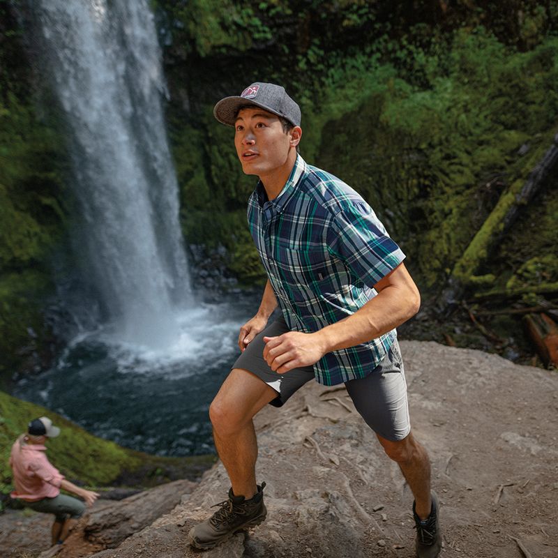 Шорти трекінгові чоловічі Columbia Washed Out grey ash 8