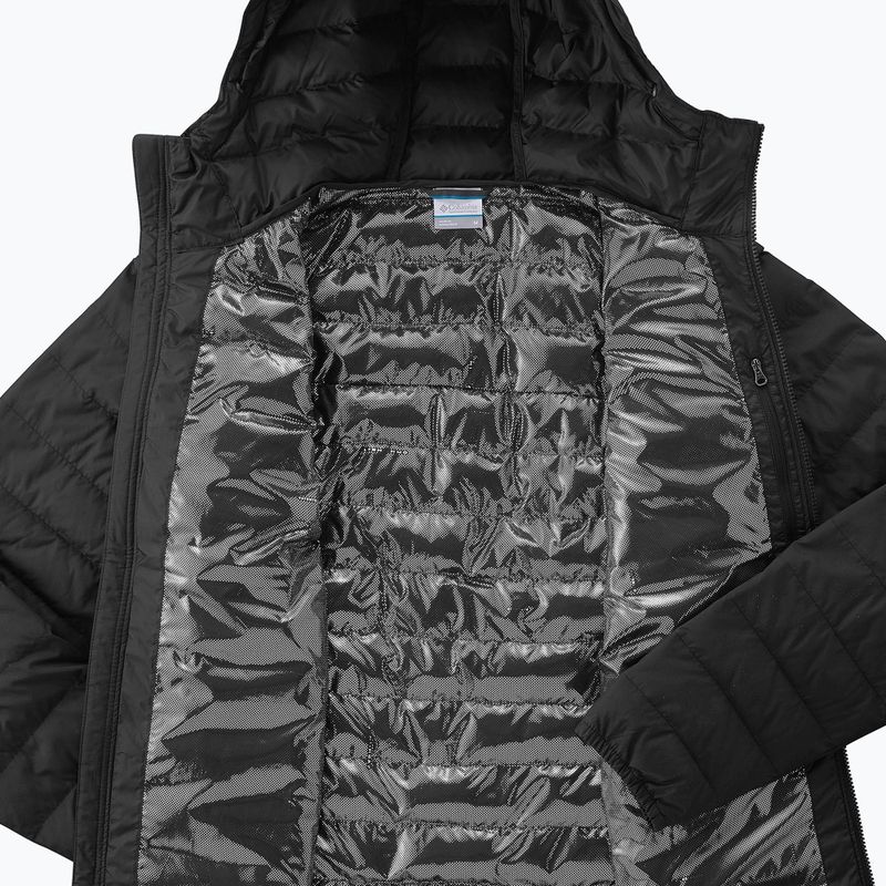 Пуховик чоловічий Columbia Powder Lite Hooded black 4