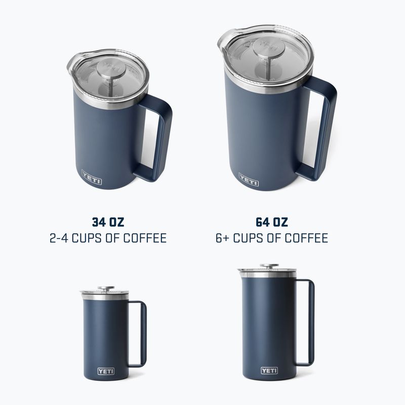 Кавоварка YETI French Press 1,9 l navy 14