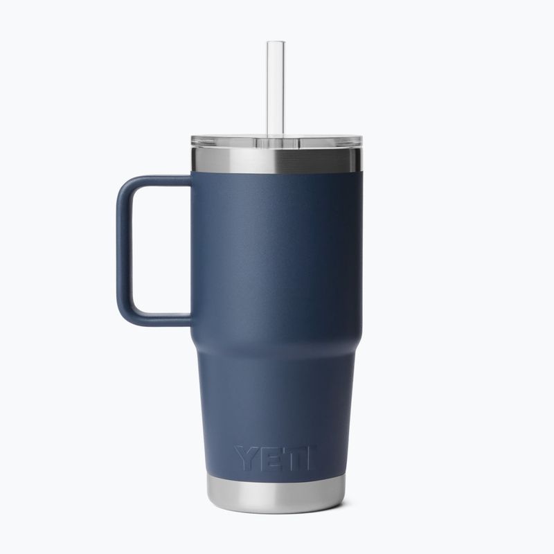 Термокружка YETI Rambler Straw 739 ml navy 2