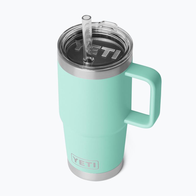 Термокружка YETI Rambler Straw 739 ml seafoam 3