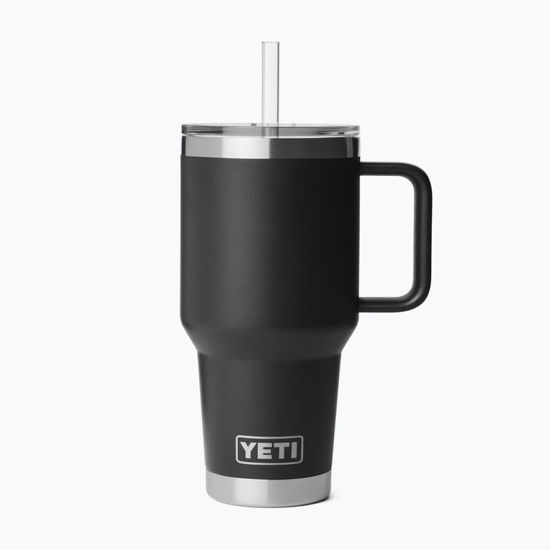 Термокружка YETI Rambler Straw 1000 ml black