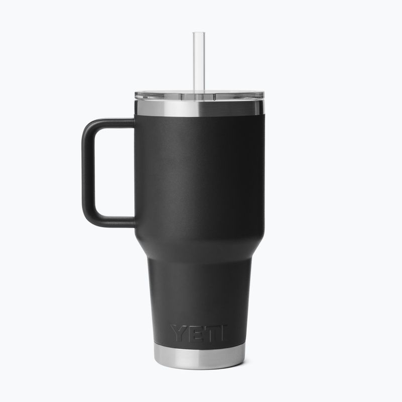 Термокружка YETI Rambler Straw 1000 ml black 2