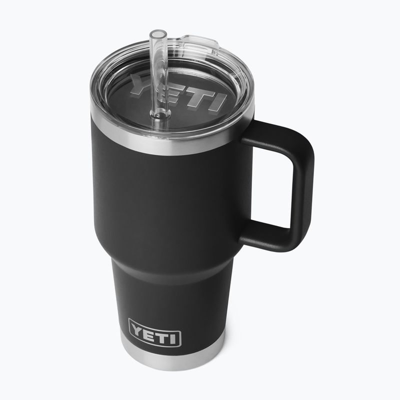 Термокружка YETI Rambler Straw 1000 ml black 3