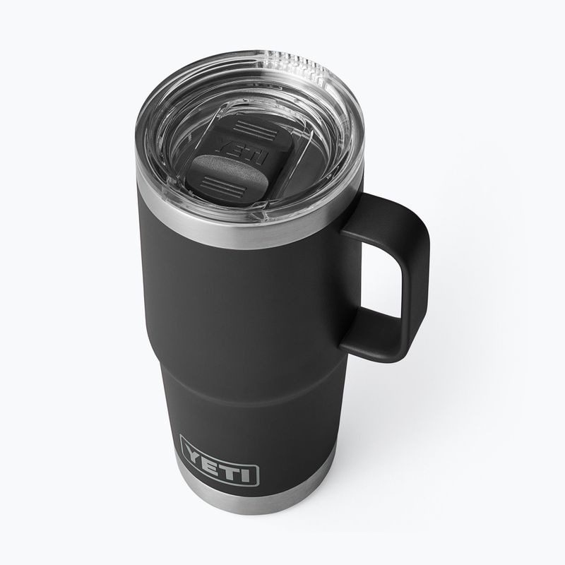 Термокружка YETI Rambler Travel Tumbler 591 ml black 3