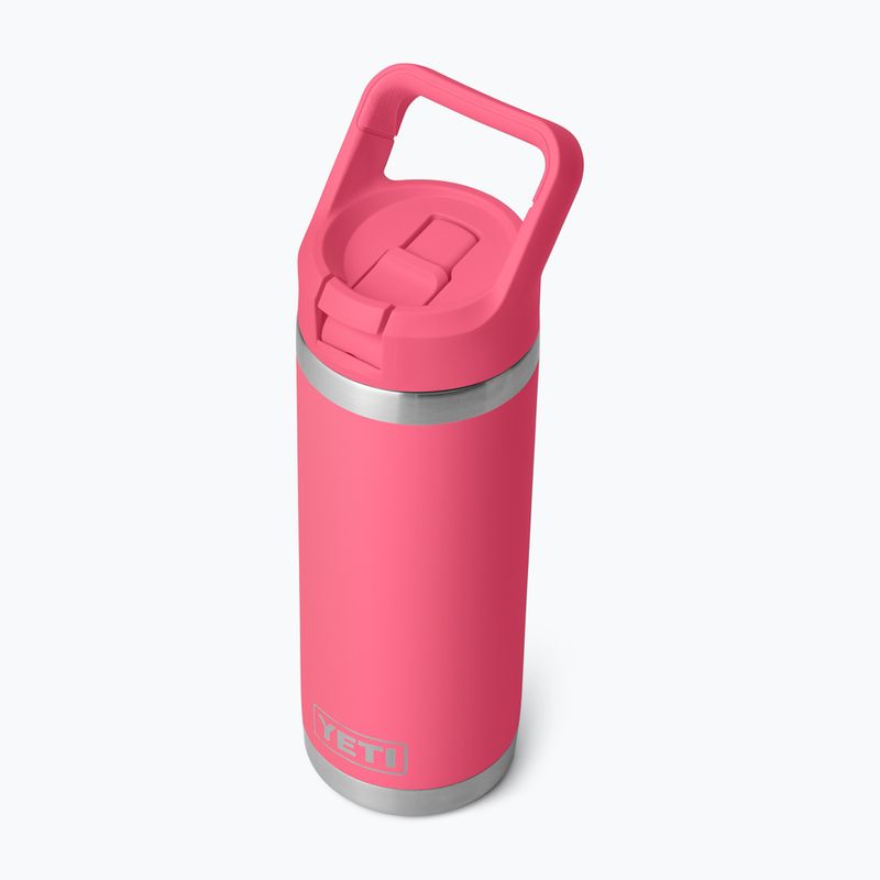 Пляшка термічна YETI Rambler C Straw 532 ml tropical pink 4