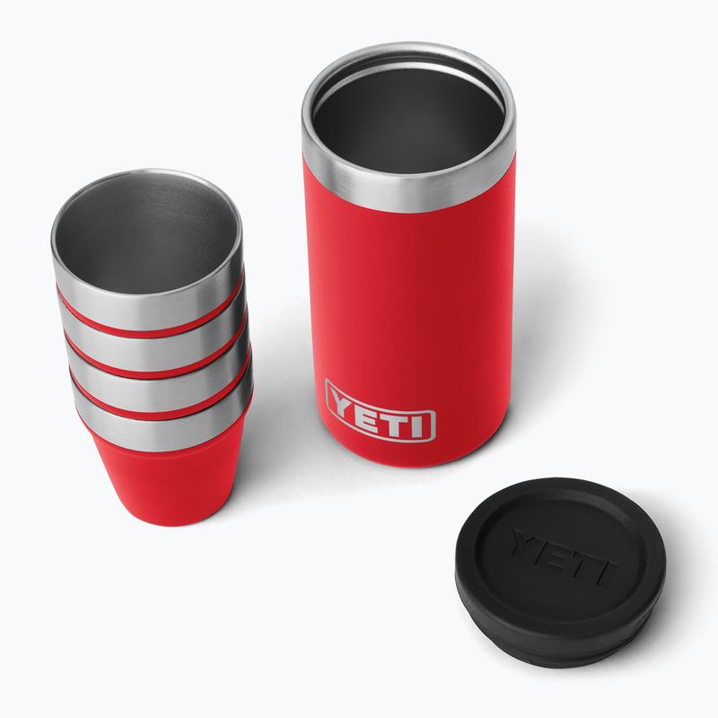 Чарки туристичні YETI Shot 48 ml 4 pcs. rescue red 2