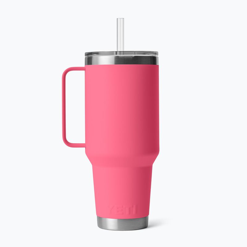 Термокружка YETI Rambler Straw 1200 ml tropical pink 2