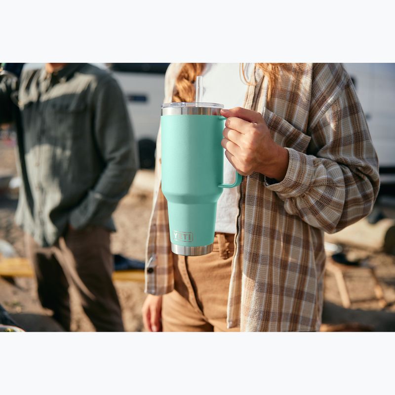 Термокружка YETI Rambler Straw 1200 ml seafoam 5