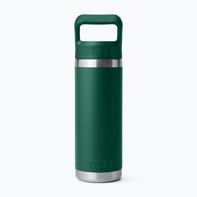 Пляшка термічна YETI Rambler C Straw 532 ml black forest green 2