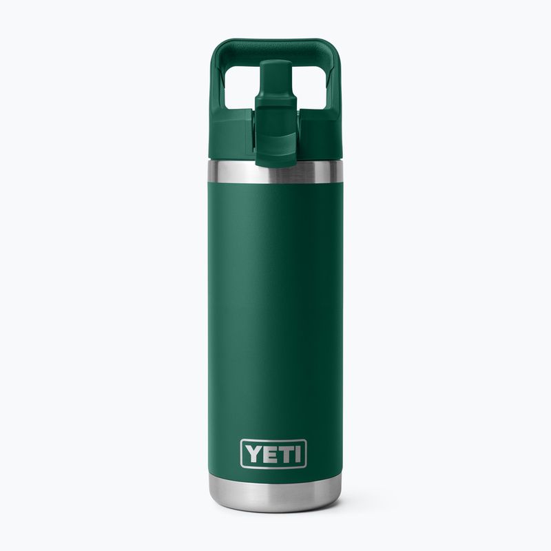 Пляшка термічна YETI Rambler C Straw 532 ml black forest green 3