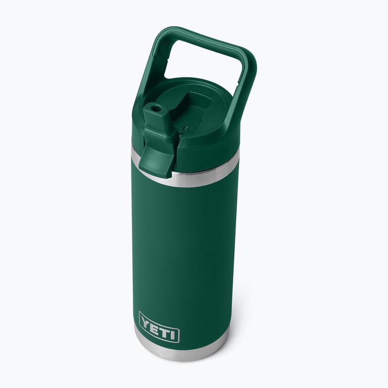 Пляшка термічна YETI Rambler C Straw 532 ml black forest green 5