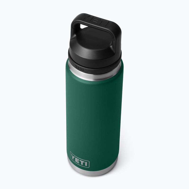 Термос YETI Rambler Chug 760 ml black forest green 3