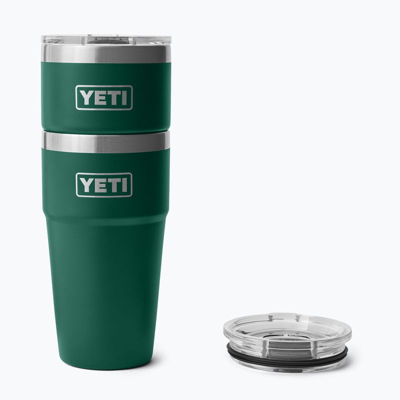 Термос YETI Rambler Stackable 591 ml black forest green 4