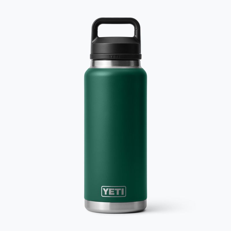 Пляшка термічна YETI Rambler Chug 1064 ml black forest green