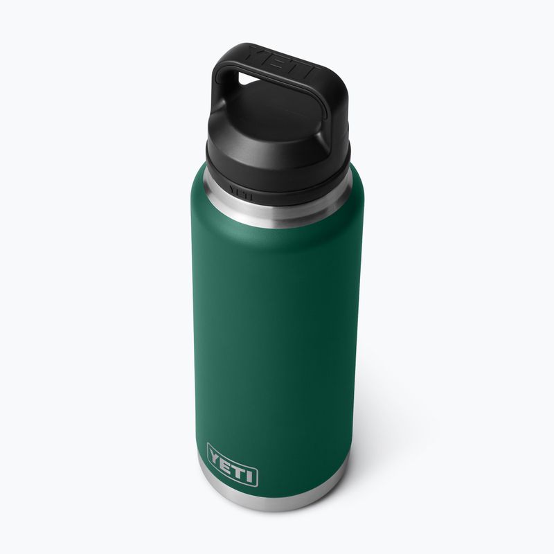 Пляшка термічна YETI Rambler Chug 1064 ml black forest green 3