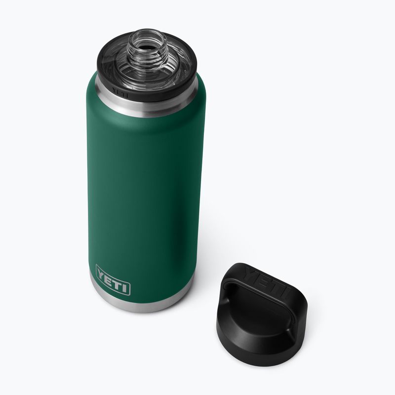 Пляшка термічна YETI Rambler Chug 1064 ml black forest green 4
