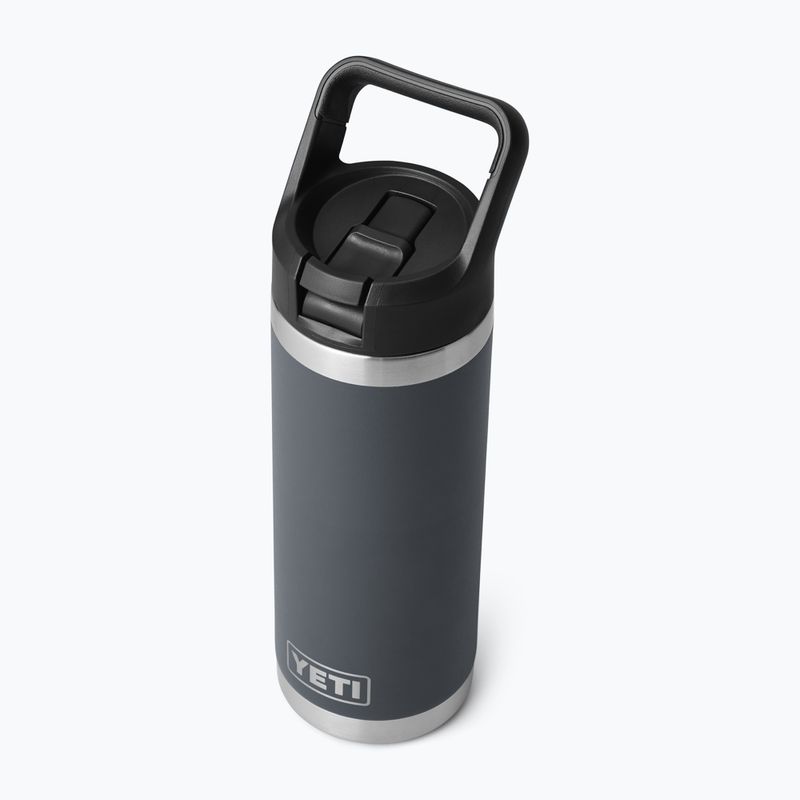 Пляшка термічна YETI Rambler C Straw 532 ml charcoal 4
