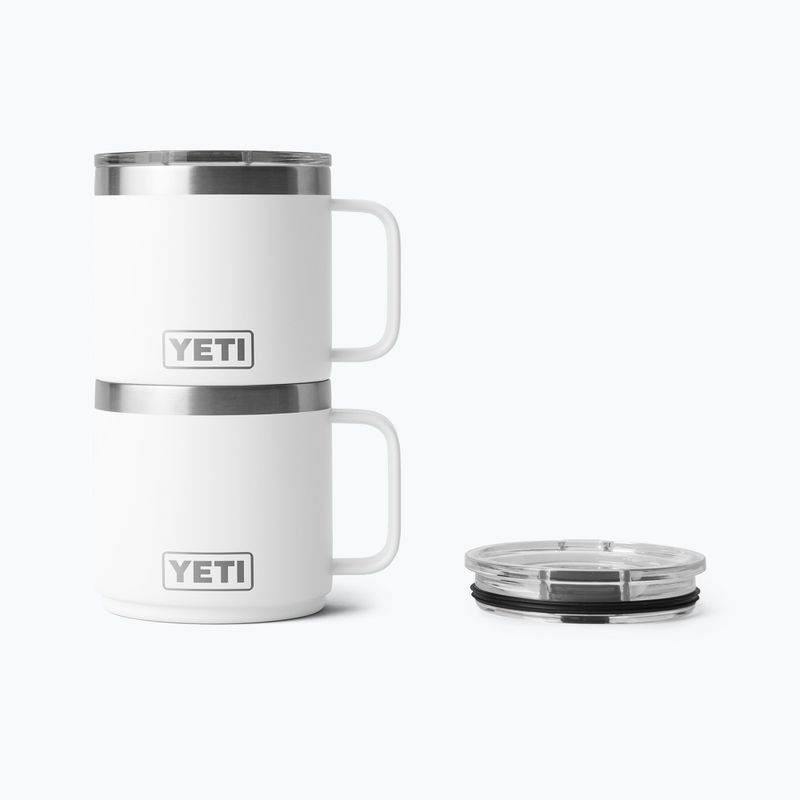 Термокружка YETI Rambler CL 414 ml white 4