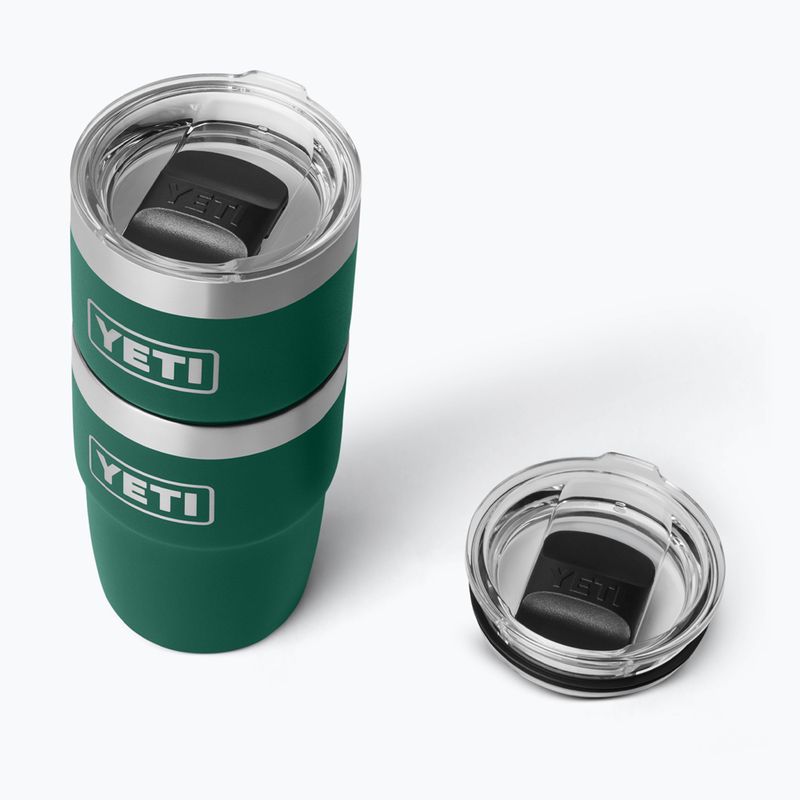 Термос YETI Rambler Stackable 237 ml black forest green 5