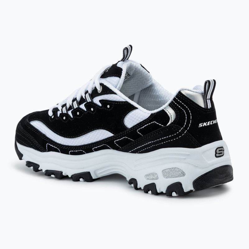 Жіночі кросівки SKECHERS D'Lites Biggest Fan чорні/білі/сріблясті 3