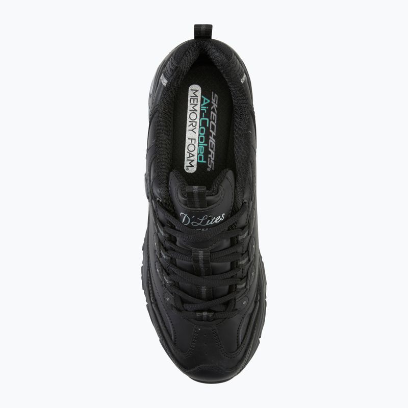 Кросівки жіночі SKECHERS D'Lites Fresh Start black/charcoal 5