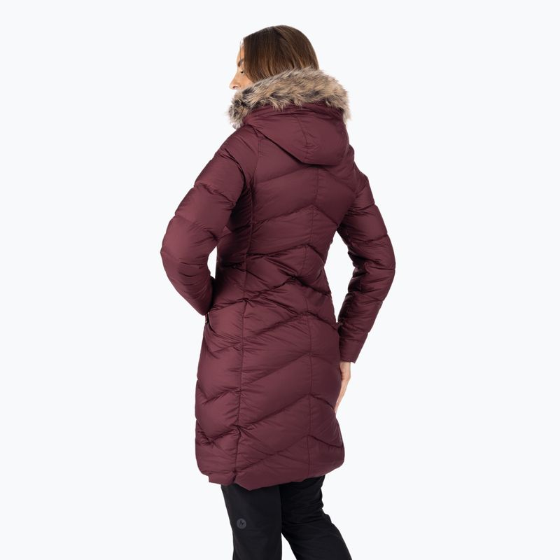 Пуховик жіночий Marmot Montreaux Coat bordowa 78090 3