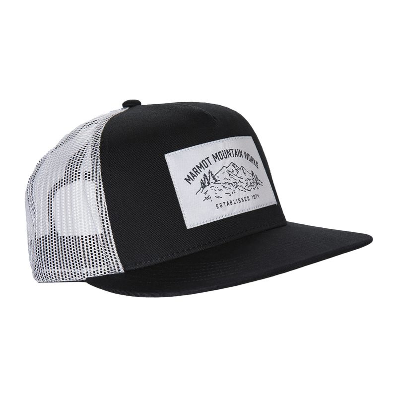 Бейсболка чоловіча Marmot Trucker чорно-біла 174301007ONE