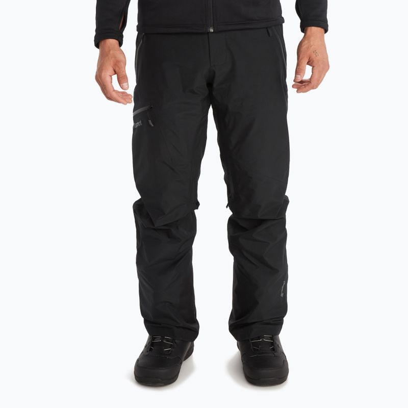Штани лижні чоловічі Marmot Lightray Gore Tex чорні 12290-6257