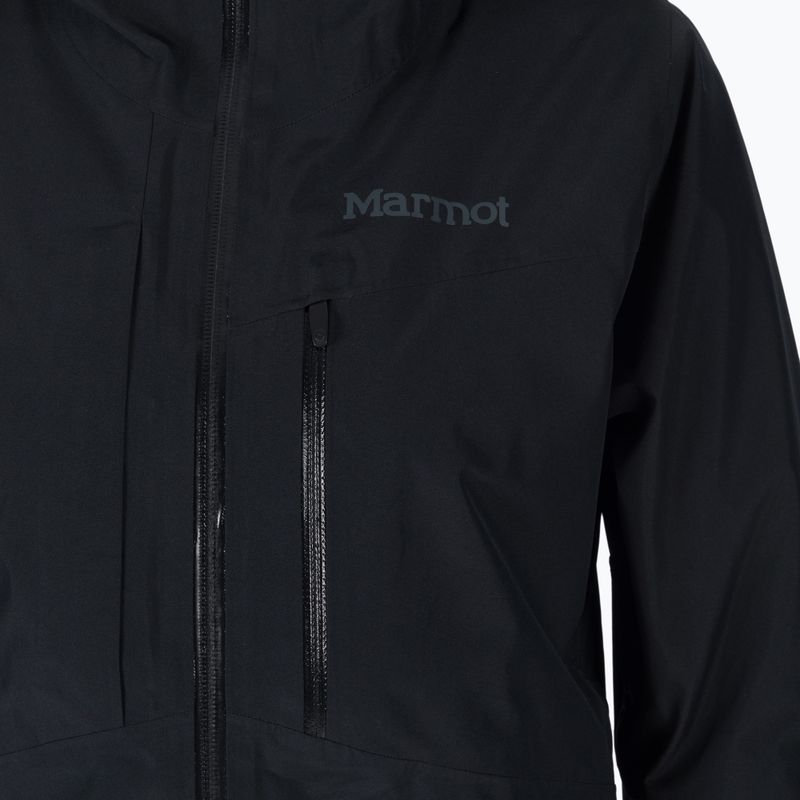 Куртка лижна жіноча Marmot Lightray Gore Tex чорна 12270-001 3