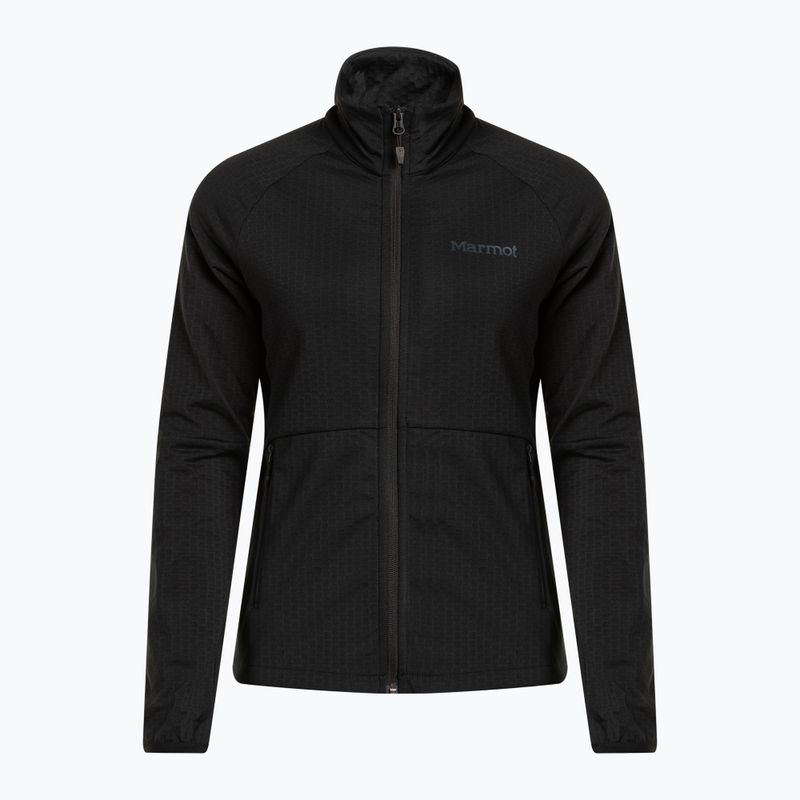 Кофта флісова жіноча Marmot Leconte Fleece чорна 12810001 5