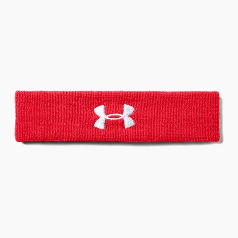 Пов'язка на голову чоловіча Under Armour Performance Headband 600 червоно-біла 1276990
