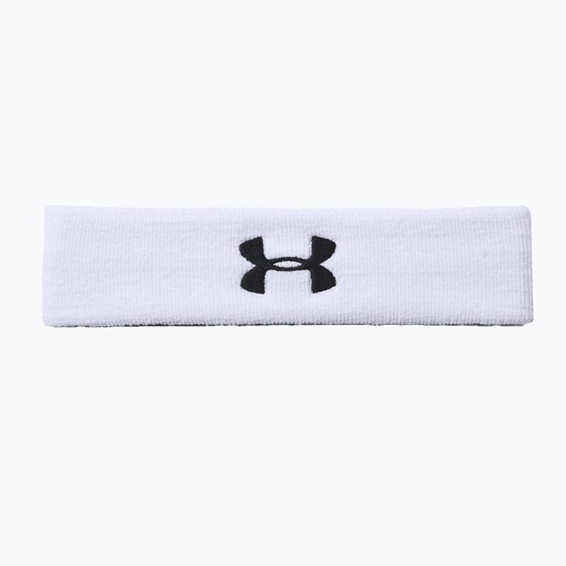 Пов'язка на голову чоловіча Under Armour Performance Headband 100 біло-чорна 1276990