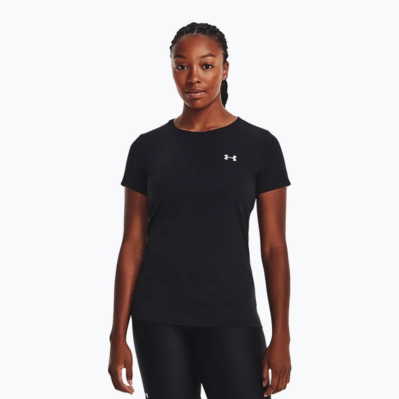 Футболка для тренувань жіноча Under Armour Tech SSC чорна 1277207-001 3