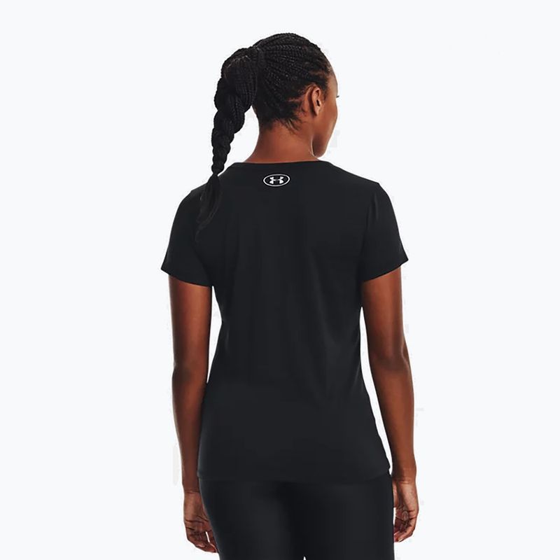 Футболка для тренувань жіноча Under Armour Tech SSC чорна 1277207-001 4