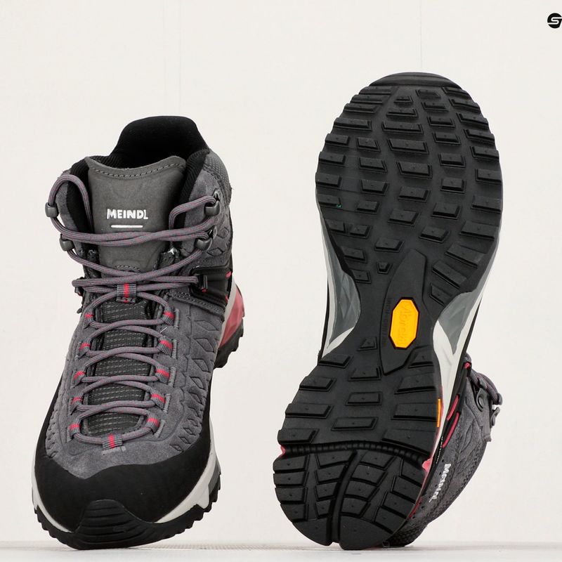 Взуття трекінгове жіноче Meindl Top Trail Lady Mid GTX grey/magenta 10