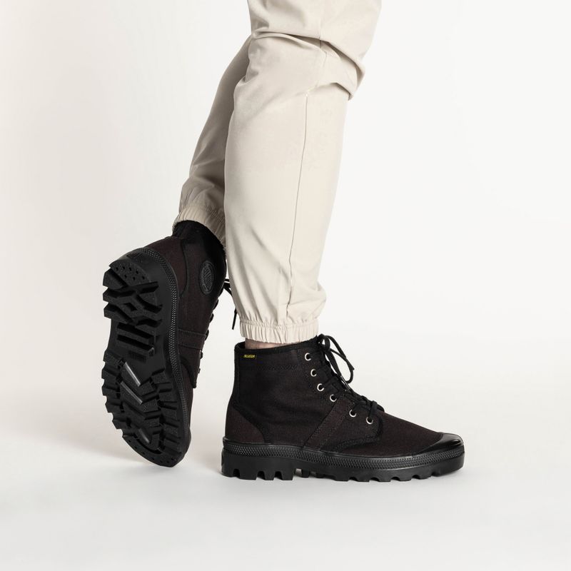 Кросівки чоловічі Palladium Pallabrousse black/black 2