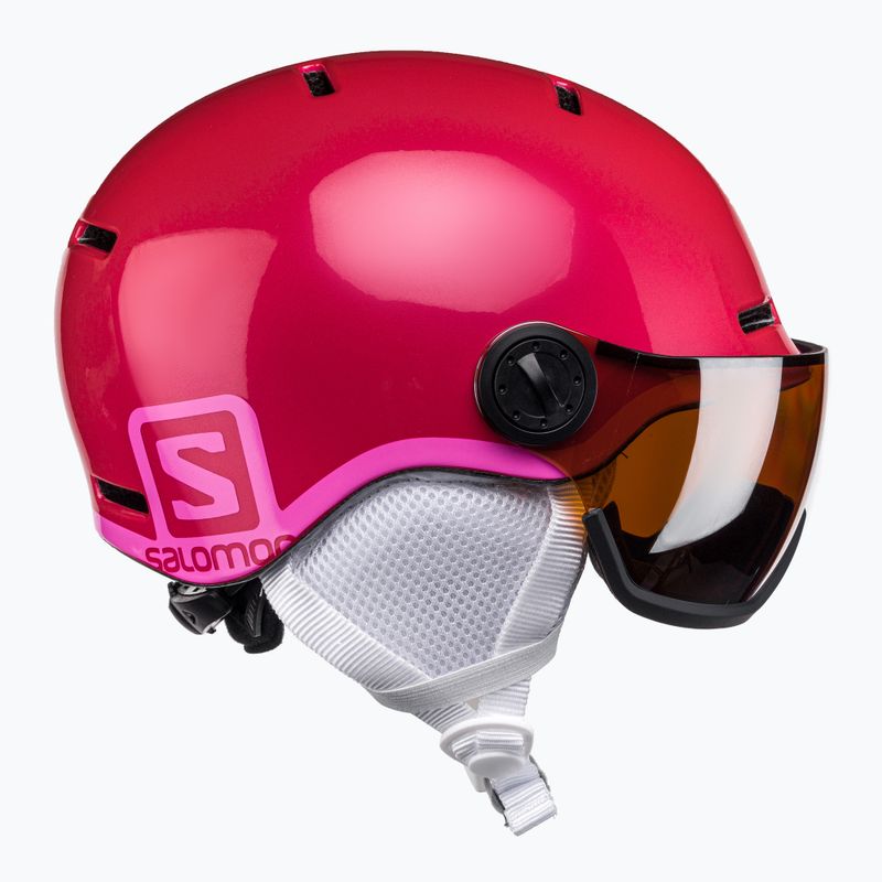 Шолом лижний дитячий Salomon Grom Visor S2 рожевий L39916200 4