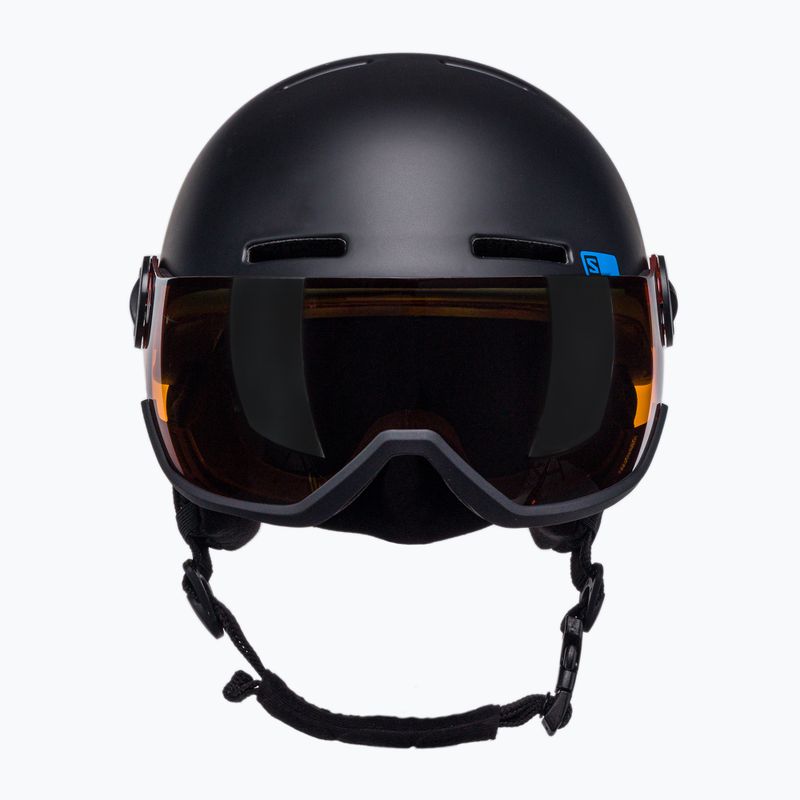 Шолом лижний дитячий Salomon Grom Visor S2 чорний L39916300 2